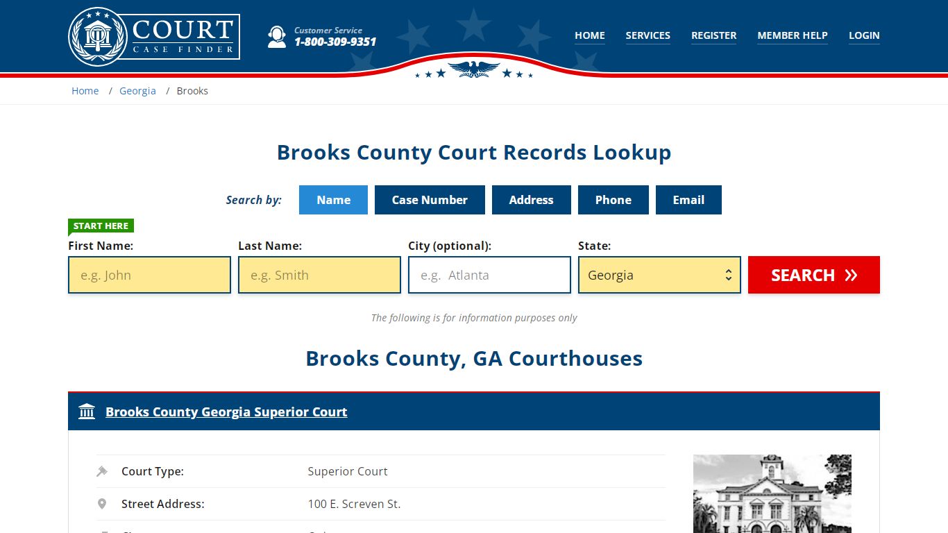 Brooks County Court Records | GA Case Lookup